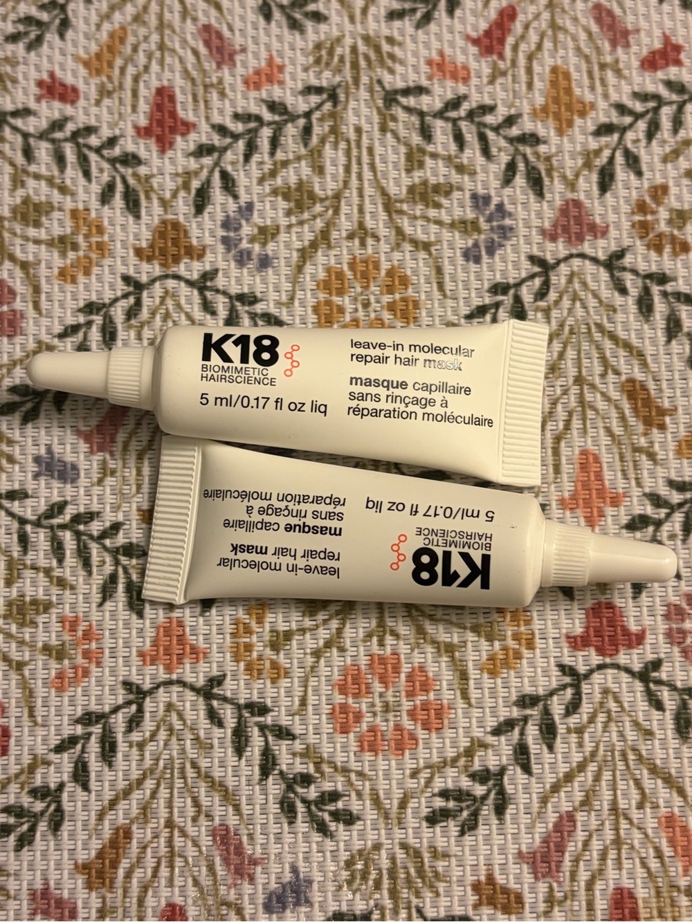 K18 Biomimetic Leave-In Molecular Repair Hair Mask Travel Size Samples-2